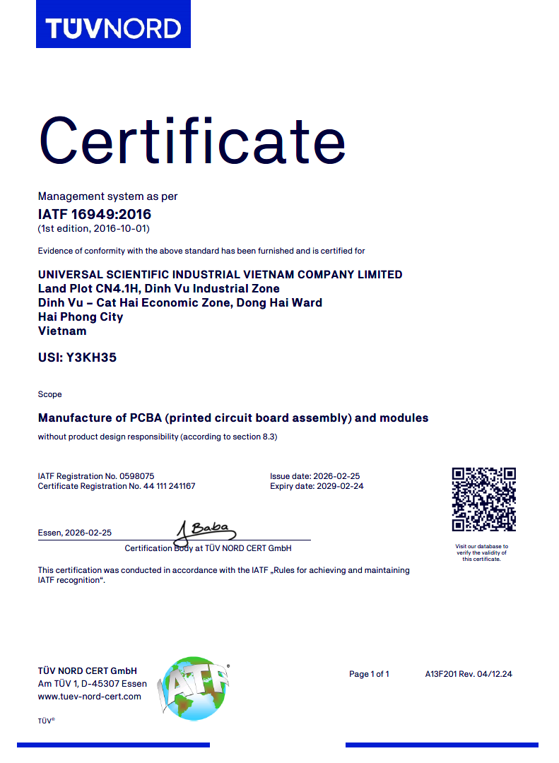 Universal Scientific Industrial